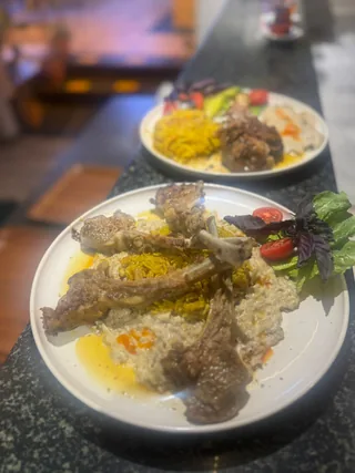 Tandır incik, iç pilav